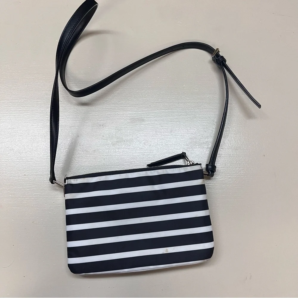Kate spade Dawn Sailing‎ Stripe Triple Gusset Crossbody Bag